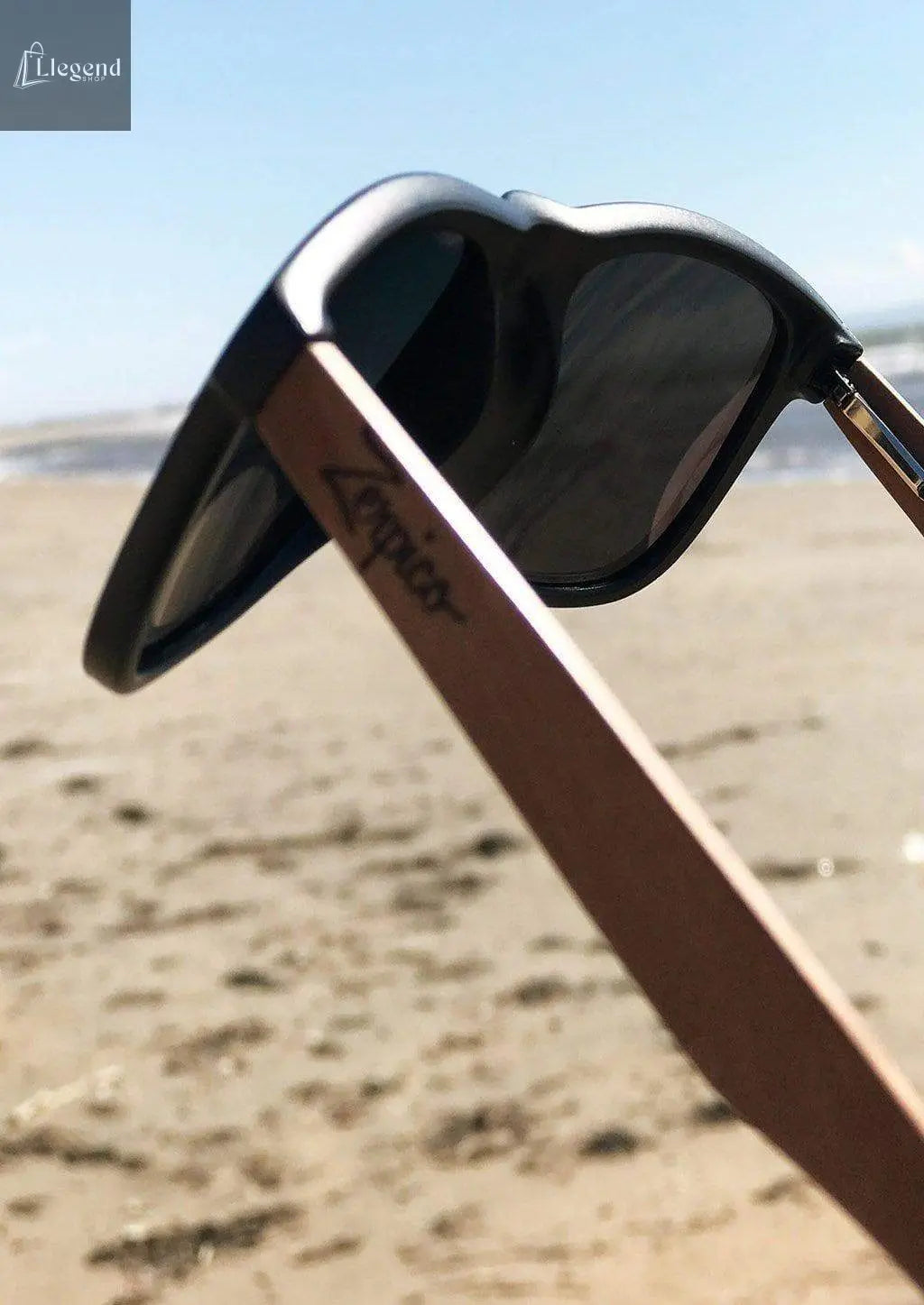 Eyewood Wayfarer - Pitch Black White Poppy