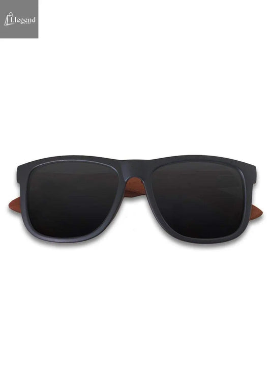 Eyewood Wayfarer - Pitch Black White Poppy