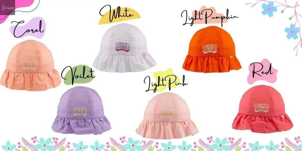 Infant to Toddler Bucket Hat, Cotton Summer Holiday Child Toddler Hat - Llegend store